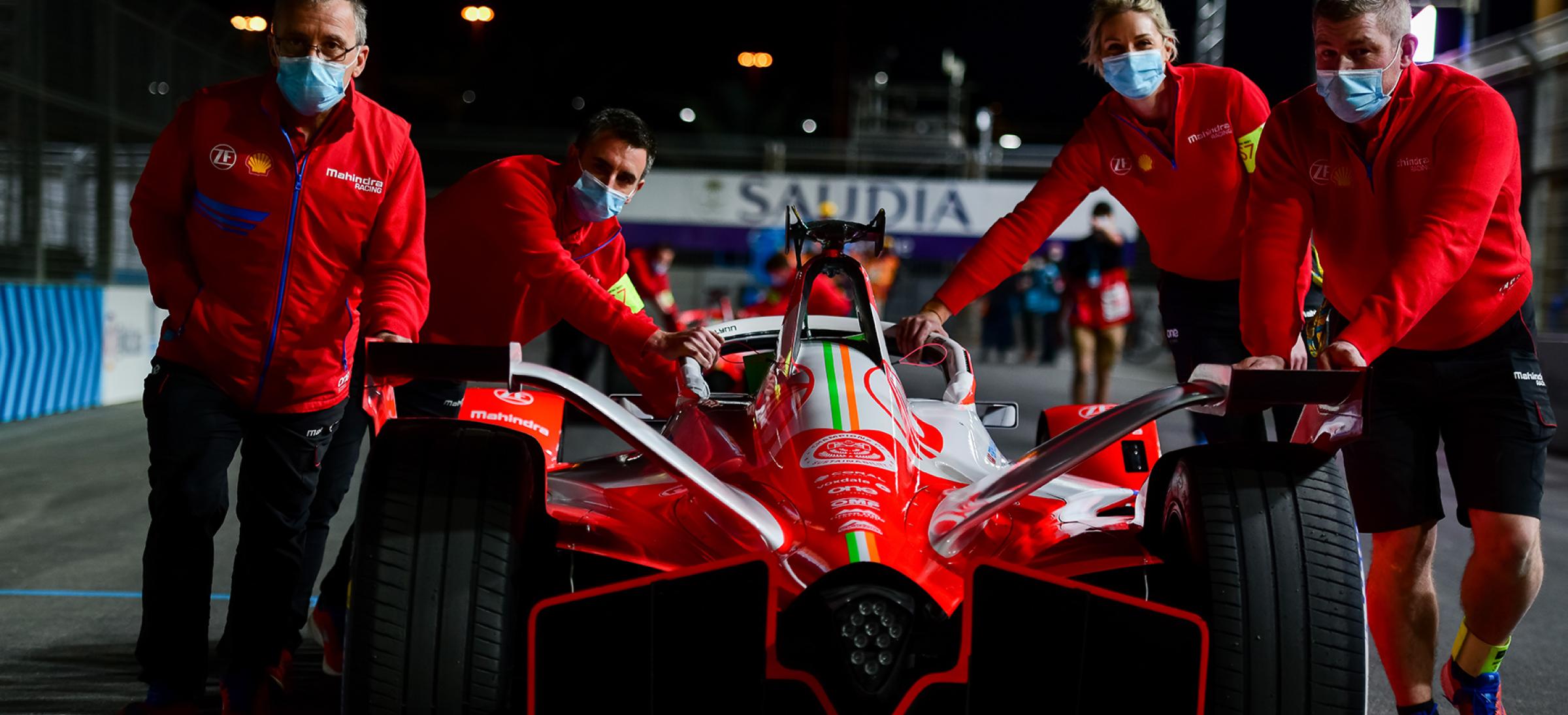The Rockfort team at Formula E racing
