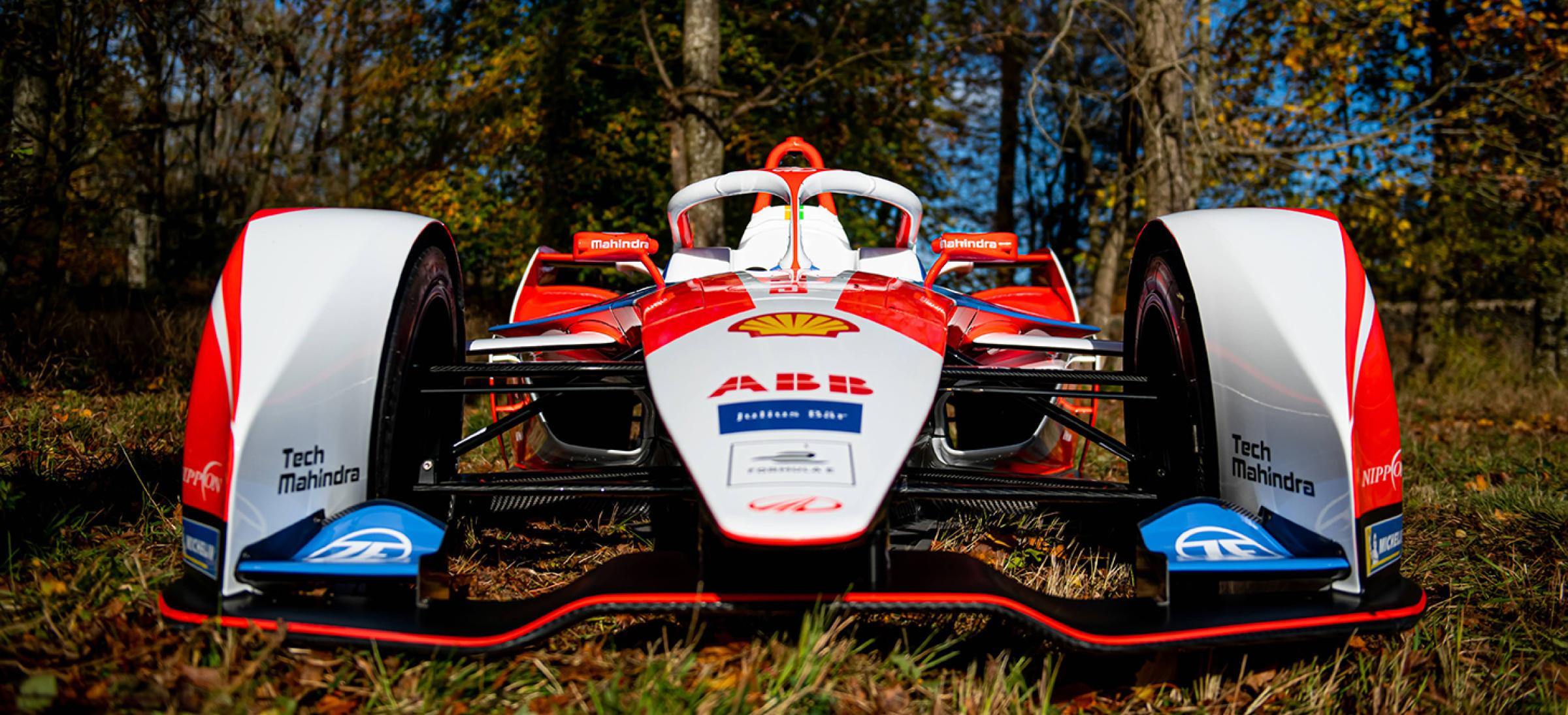 Mahindra Formula E racing car